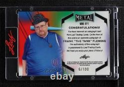 2024 6/100 Frank The Tank Fleming #MHI-FF1 Auto 0xh3