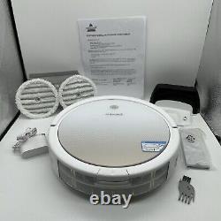 Bissell SpinWave Pet 2 In 1 Wet Mop And Dry Robot Vacuum Combo Rotating White
