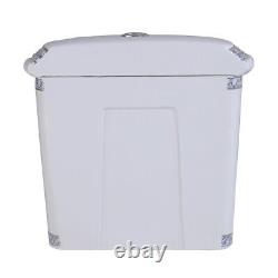 Blue and White Toilet Tank for Item 32816