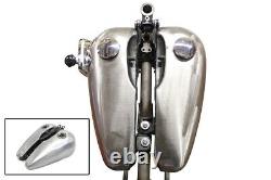 Bobbed 3.5 Gallon Gas Tank Set for Harley Davidson by V-Twin