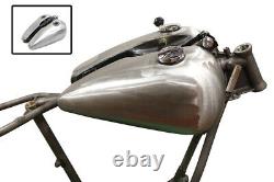 Bobbed 3.5 Gallon Gas Tank Set for Harley Davidson by V-Twin