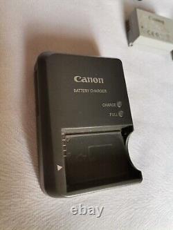 Canon PowerShot G10 14.7MP Compact Digital Camera Black +2 Battery