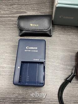 Canon Red Powershot SD780 IS Elph Compact 12.1 Camera With Cables & Charger Tested