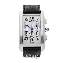 Cartier Tank Americaine XL White Gold Automatic Strap Watch W2610651