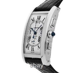 Cartier Tank Americaine XL White Gold Automatic Strap Watch W2610651