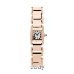 Cartier Tankissime Quartz Rose Gold Ladies Bracelet Watch W650018H