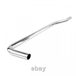 Chrome Stainless Steel Supply Line L-Pipe High Tank Toilet Replacement Parts