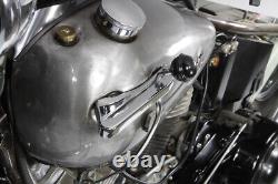 Chrome Tank Hand Shifter Control Kit fits Harley Davidson