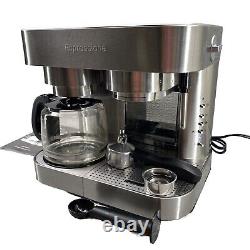 Espressione EM-1040 Combination Stainless Steel Espresso Coffee Maker 10 Cups