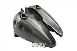 HARLEY Replica Bobbed 3.5 Gallon Gas Tank Set fits 1947-1965 FL