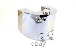 HARLEY Replica Oil Tank Chrome with Smooth Top fits 1936-1940 EL, 1941-1957 FL