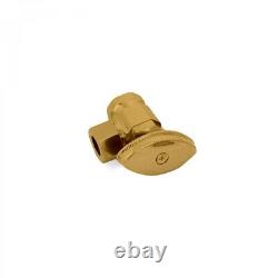High Tank Toilet Parts Solid Brass Polished with Brass PVD Finish Toilet Parts