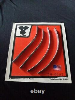 NOS Harley Davidson 1941-46 Gas Tank Outer Snap On Strips