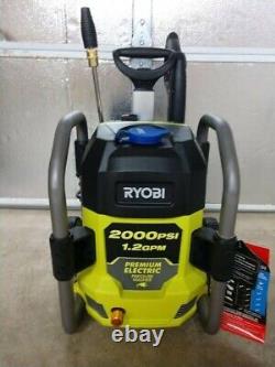RYOBI Cold Water Electric Pressure Washer2000 PSI 1.2GPM? SEE NOTES