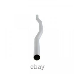 Satin Nickel SS Z Flush Pipe For High Tank Top Entry