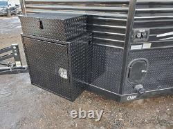 Tanklosure LP Box with Tool Box -Fits 20 or 30 lb Tanks Black