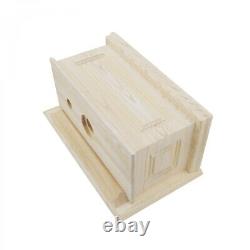 Unfinished High Tank Pull Chain Toilet Part Wooden Raised Design