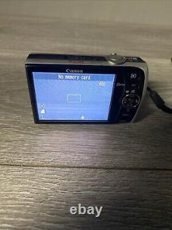 Appareil photo numérique Canon PowerShot ELPH SD870 IS 8MP argent avec batterie et chargeur, fonctionne