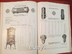 Catalogue d'antiquités Watworth de 1895 Plomberie Vapeur & Outils Quincaillerie HC