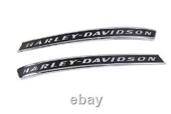 Ensemble d'écussons de réservoir de style d'usine pour Harley Davidson