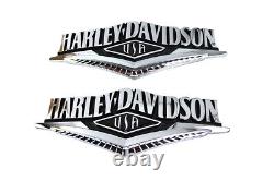 Ensemble d'écussons de réservoir de style d'usine pour Harley Davidson