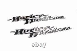 Ensemble d'emble`mes de re´servoir de style d'usine adapte´s a` Harley-Davidson