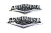 Ensemble D'emblèmes De Réservoir De Style D'usine Pour Harley Davidson