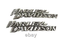 Ensemble d'emblemes de réservoir de style usine pour Harley Davidson