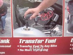 Outil de transfert de carburant Harley pour réservoir d'essence, adapté à tous les motos EFI V-Twin 16-0593 Y1